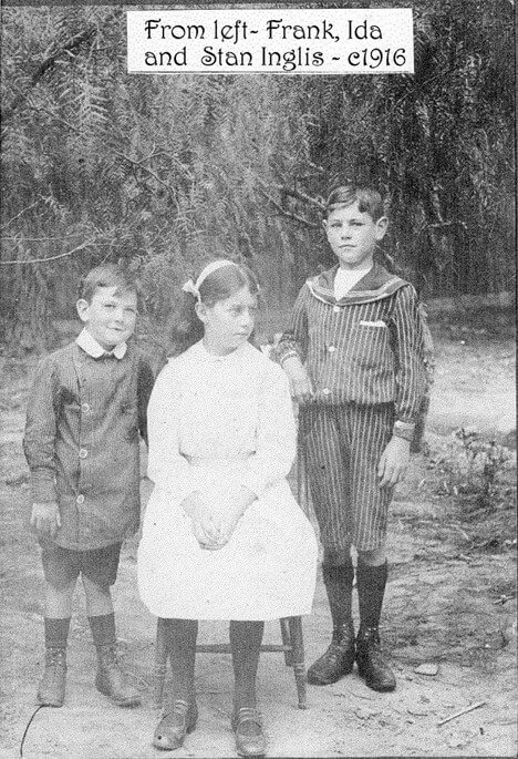 1916. Frank, Ida, Stan Inglis.