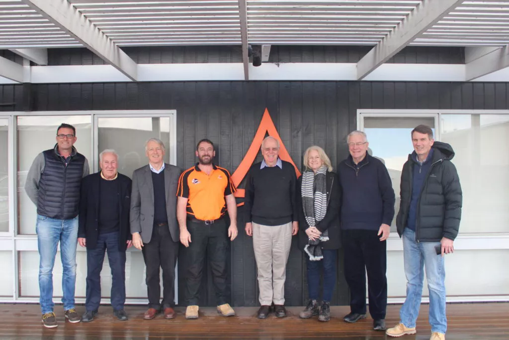 2017. Kilmour Board with Shane Vicary (CEO, AKD Softwoods) for annual site visit, AKD Colac.