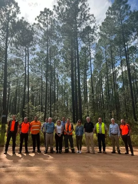 13 Oct 2022. Kilmour Board Site Visit to HQPlantations with Shane Vicary (AKD CEO), Caboolture, Queensland.